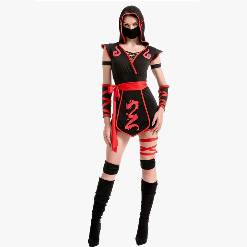 Wie verbindet ein Ninja-Kostüm für Damen Stealth-Ästhetik mit Komfort?